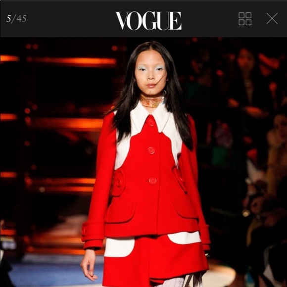 Miu Miu Jackets & Blazers - Miu Miu Stunning Runway Bi colore Giacca jacket 36
